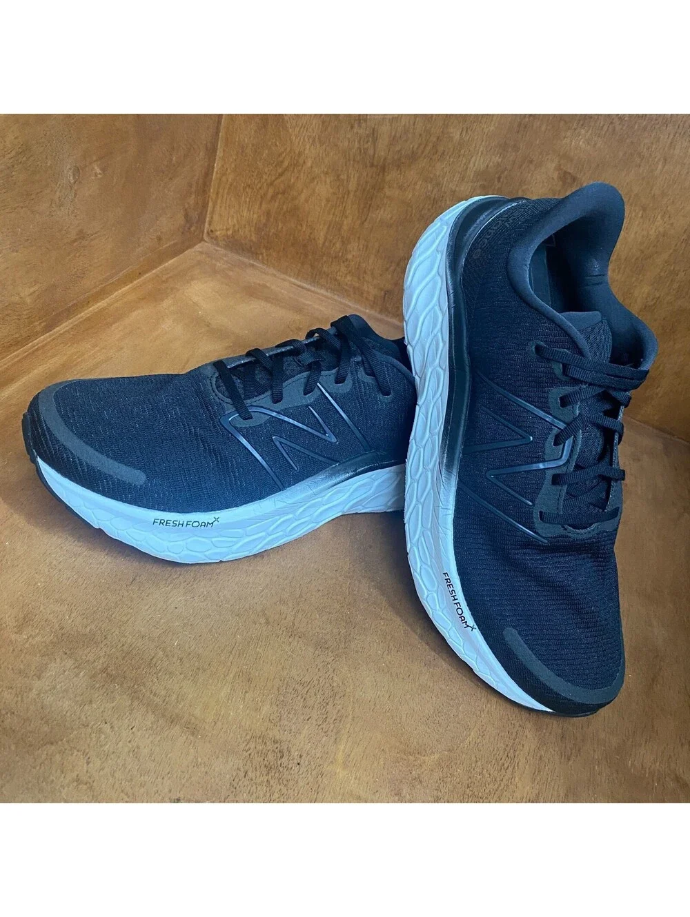 New Balance Fresh Foam X Kaiha Road Running Shoes Mens 12 D Black White MKAIRLK1